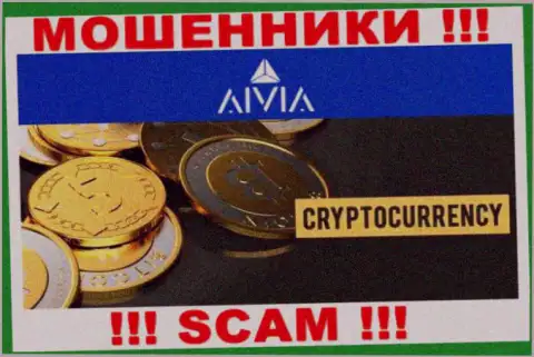 Aivia International Inc, работая в области - Криптоторговля, оставляют без денег своих доверчивых клиентов