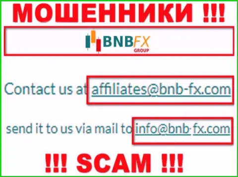 Е-майл мошенников БНБ ФХ, информация с официального информационного сервиса