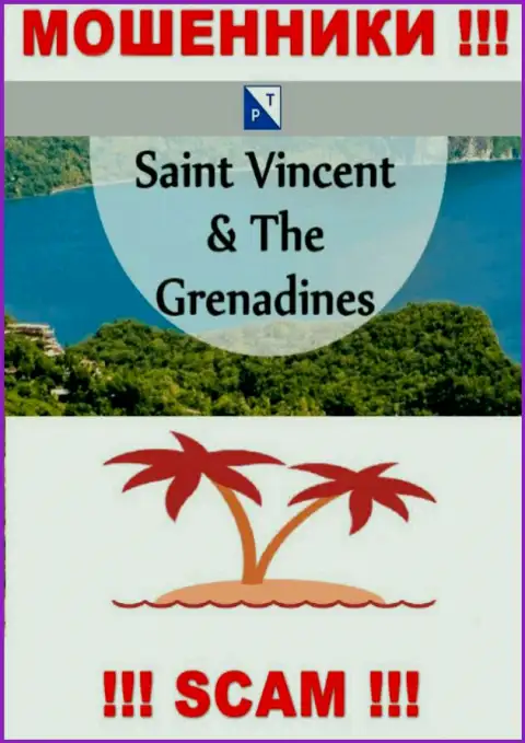 Оффшорные internet-шулера PlazaTrade Net прячутся вот здесь - Saint Vincent and the Grenadines