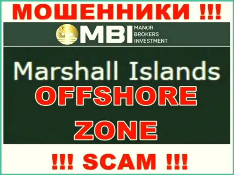 Организация ManorBrokersInvestment - жулики, обосновались на территории Marshall Islands, а это офшор