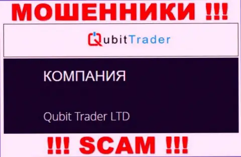 QubitTrader - это интернет-мошенники, а управляет ими юр лицо Qubit Trader LTD