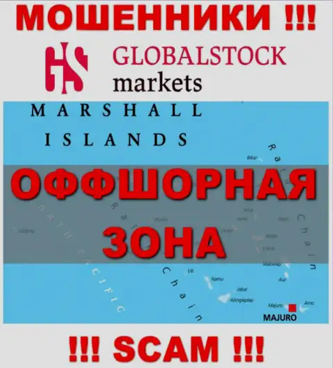 Глобал СтокМаркетс находятся на территории - Marshall Islands, остерегайтесь совместной работы с ними