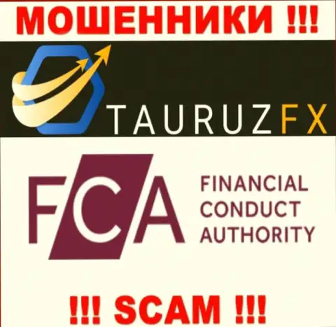 На портале Тауруз ФХ имеется информация о их мошенническом регуляторе - FCA