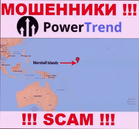 Компания Пауер Тренд зарегистрирована в оффшорной зоне, на территории - Marshall Islands
