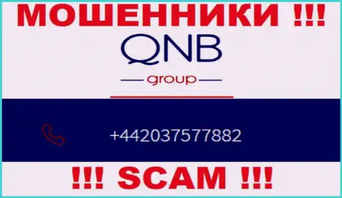 QNB Group это АФЕРИСТЫ, накупили номеров телефонов, а теперь разводят доверчивых людей на финансовые средства