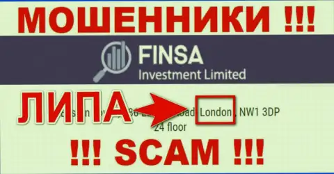 FinsaInvestmentLimited - это АФЕРИСТЫ, обманывающие людей, оффшорная юрисдикция у организации ложная