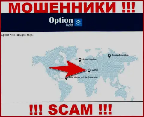 Option Hold - это internet-мошенники, имеют офшорную регистрацию на территории Cyprus