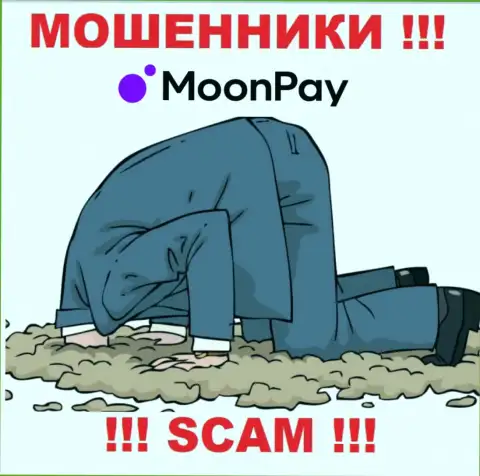 На сайте мошенников MoonPay нет ни единого слова об регулирующем органе данной компании !!!