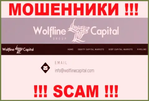 ВОРЫ WolflineCapital показали на своем информационном сервисе электронную почту конторы - писать письмо слишком опасно
